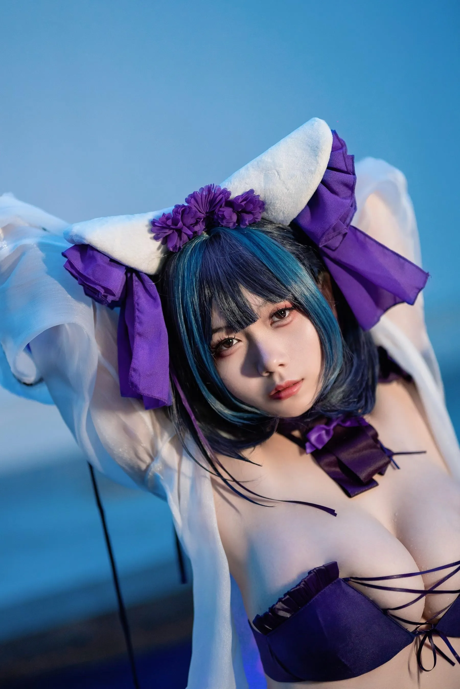 末夜787 – NO.14 舰长 柴郡泳装 [32P]插图6